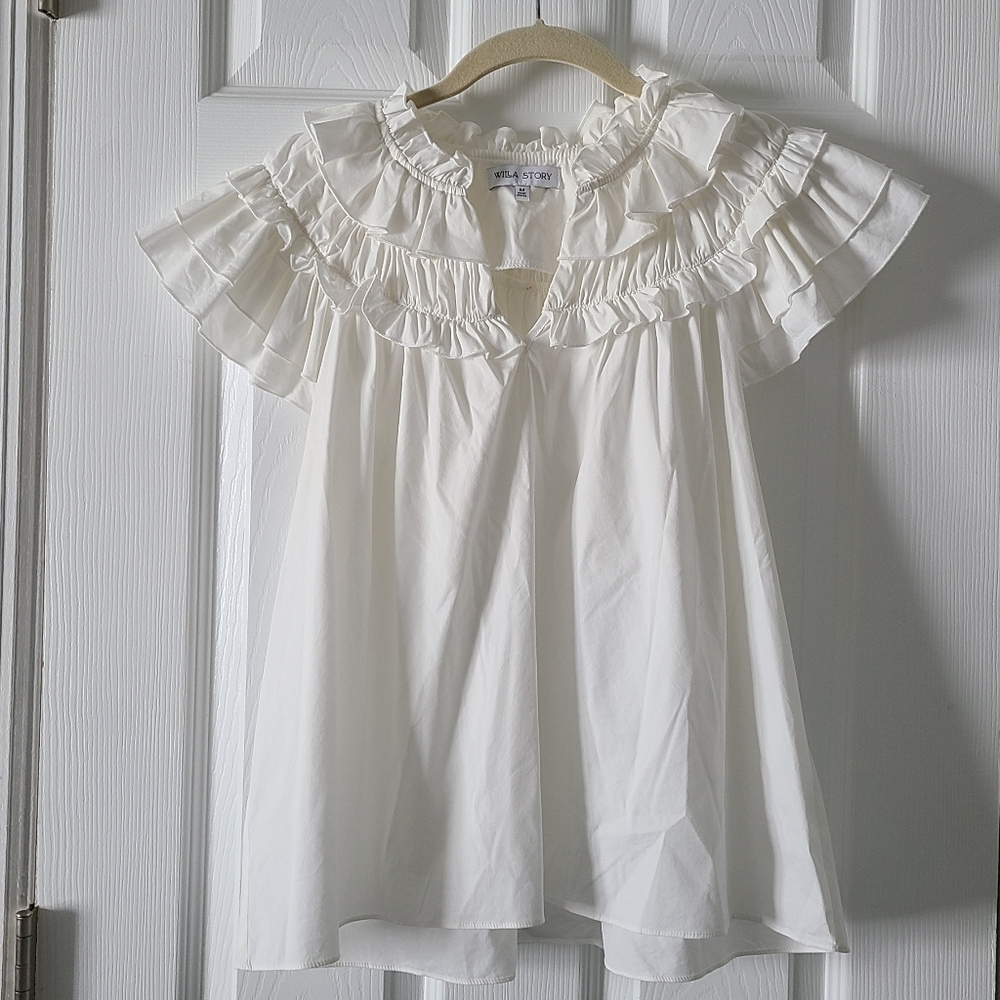 Willa Story Ruffle Blouse